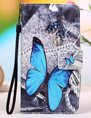 Fantasy Wallet Leather - butterfly