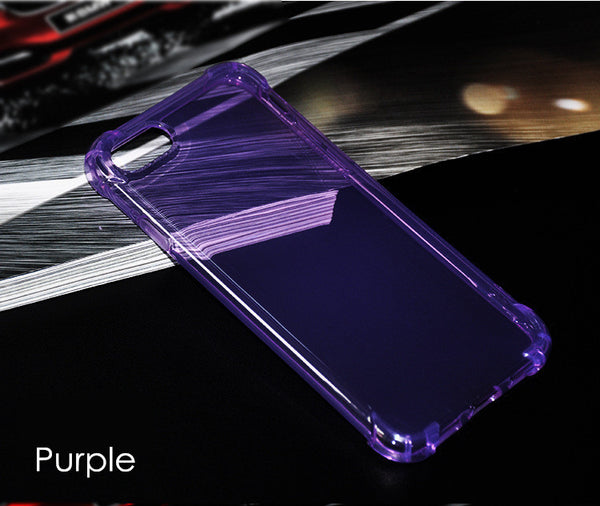 Shockproof transparent colorful