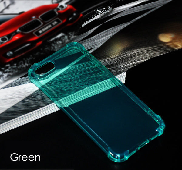 Shockproof transparent colorful