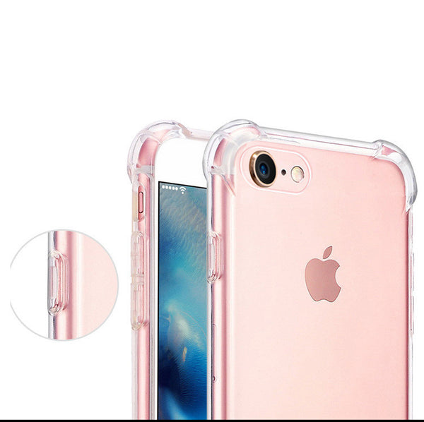 Shockproof transparent colorful