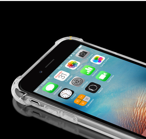 Shockproof transparent colorful