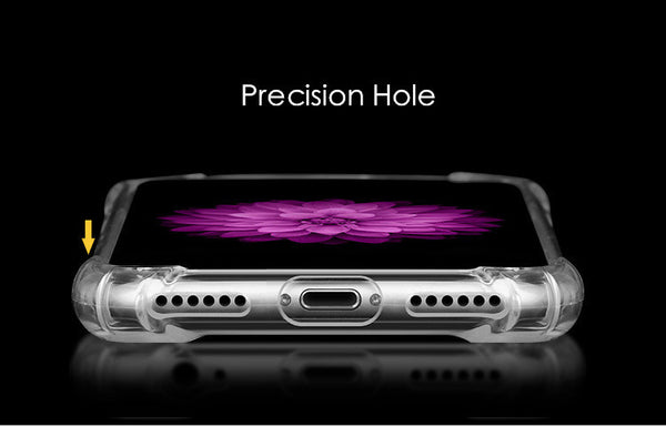 Shockproof transparent colorful