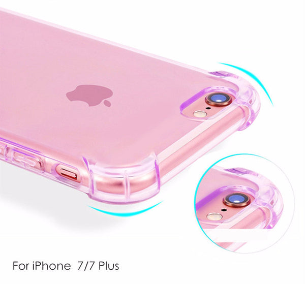 Shockproof transparent colorful