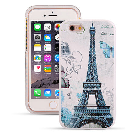 Luxury LED Light Up Selfie - Paris blue - phone cases - img1