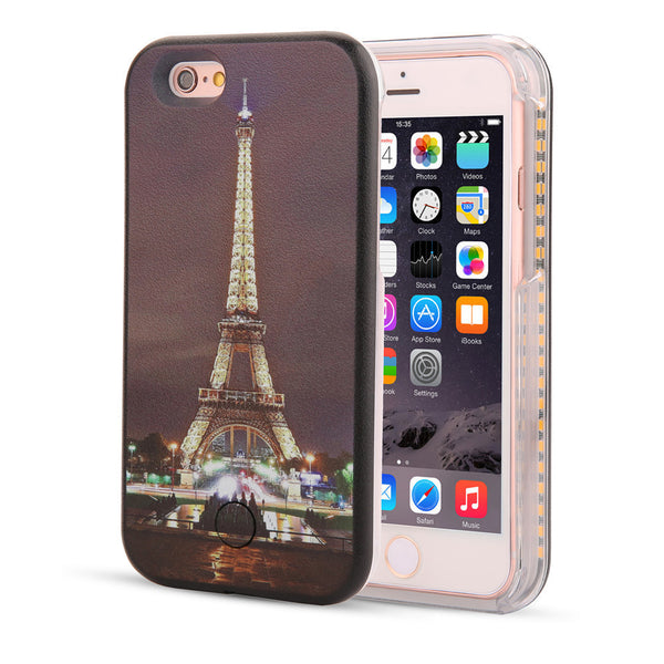 Luxury LED Light Up Selfie - Paris blue - phone cases - img4