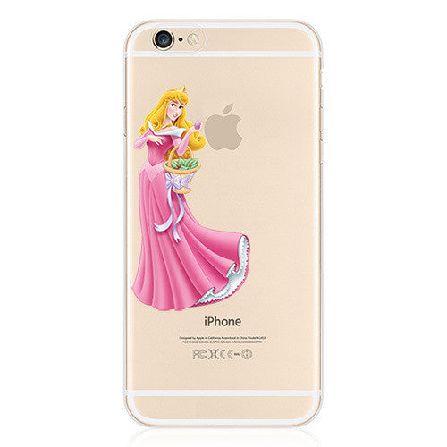 Princess & Cartoon - Princess Aurora with basket